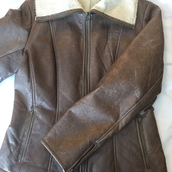Danier Leather Sherpa lined jacket - Picture 2 of 5